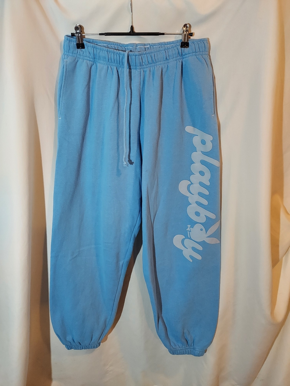Playboy x PacSun Light Blue Graphic Jogger Sweatpants Size L